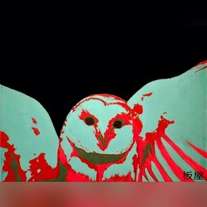 Deftones owl painting on canvas
